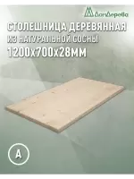Столешница прямоугольная хв. кат. АВ 1200 х 700 х 28
